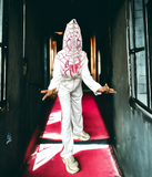 White Spiderman Hoodie Front View – Marvel Zip-Up Hoodie by Gigavibe