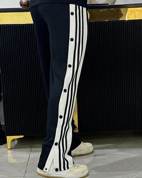 Comfortable straight fit black pants for all genders