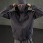 Side Profile of Balaclava Hoodie – Trendy GigaVibe hoodie with an attached balaclava, ideal for warmth and streetwear aesthetics