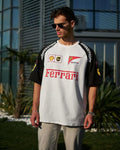 Ferrari F1 T-Shirt front view – Scuderia Ferrari fanwear by Gigavibe