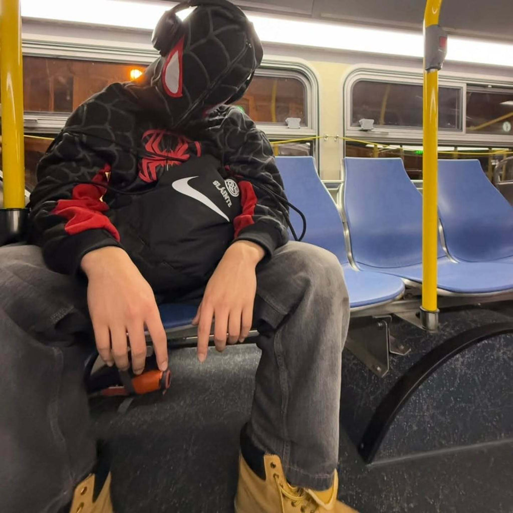 Gigavibe Spidey Hoodie loose fit with comfortable cotton material