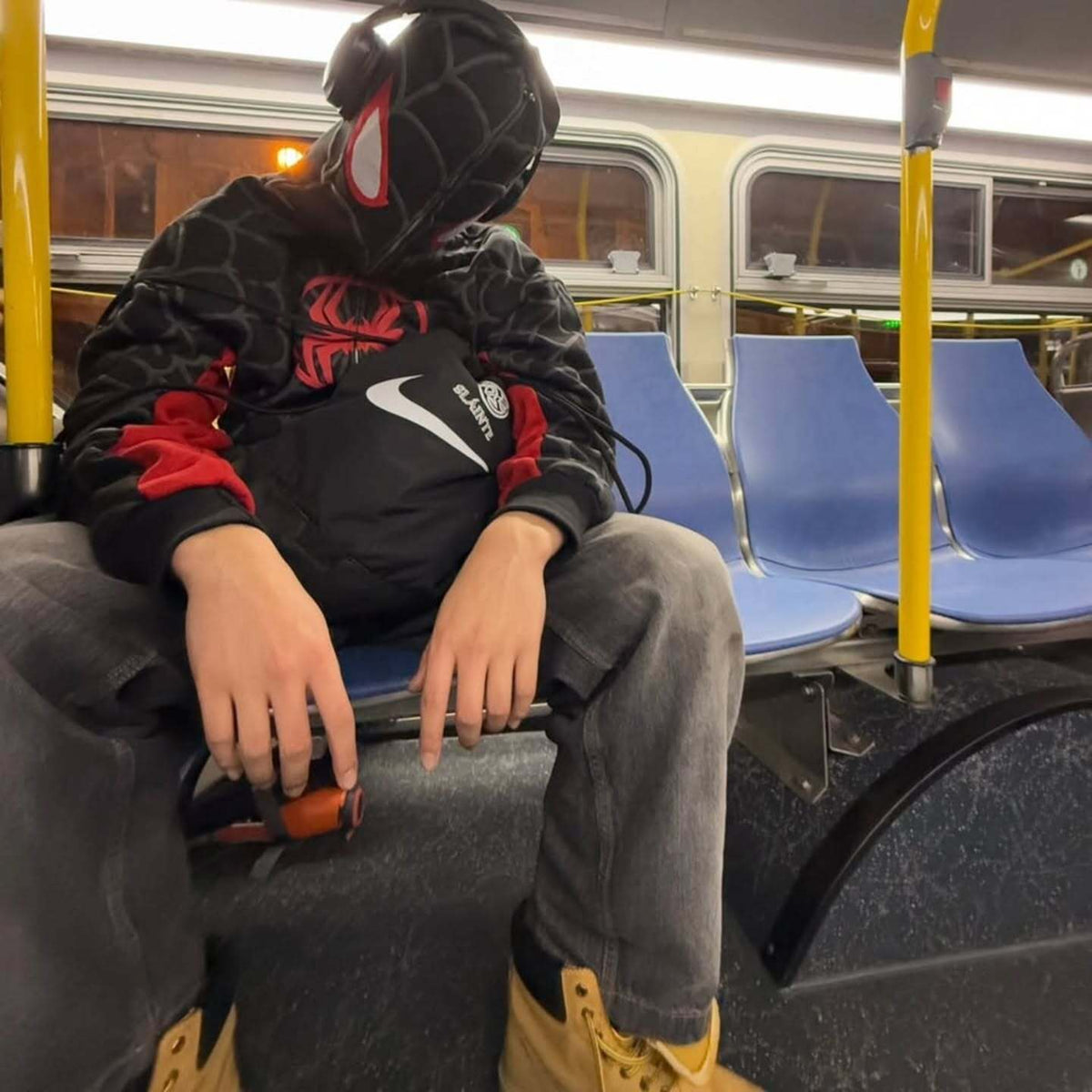 Gigavibe Spidey Hoodie loose fit with comfortable cotton material