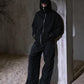 Gigavibe balaclava hoodie india – bold black unisex streetwear