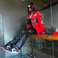 Bold and dynamic Red Ferrari Racing Jacket, a must-have for Formula 1 fans