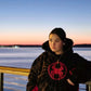Stylish black and red Spider-Man hoodie by Gigavibe for everyday use