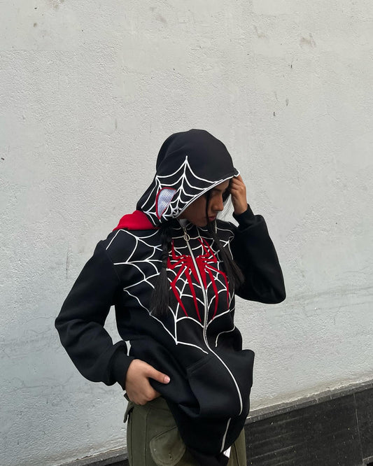 SPIDERMAN HOODIE FULL ZIP UP  AT GigaVibe