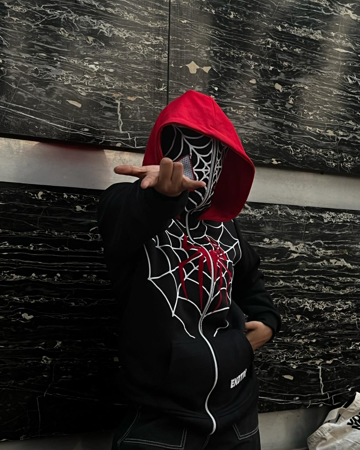 SPIDERMAN HOODIE FULL ZIP UP  AT GigaVibe