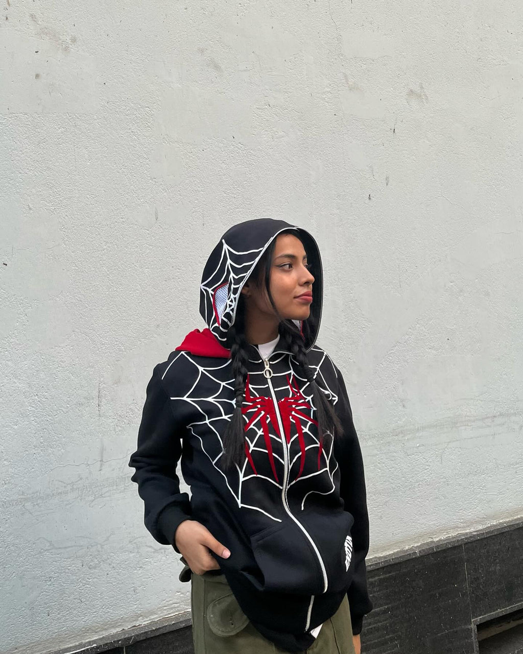 SPIDERMAN HOODIE FULL ZIP UP  AT GigaVibe