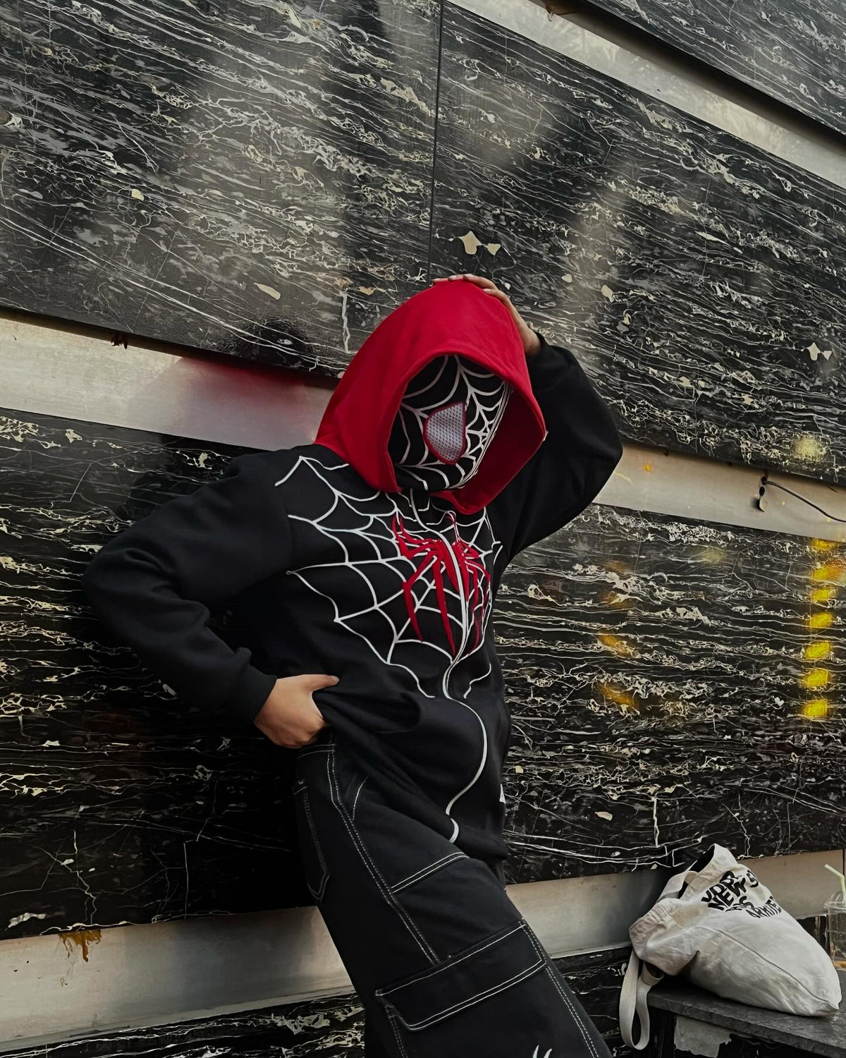 SPIDERMAN HOODIE FULL ZIP UP  AT GigaVibe