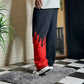 Trendy flame baggy pants for urban street fashion