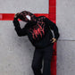 Marvel Spider-Man Hoodie | Black Full Zip-Up Athletic Fit
