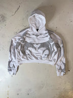 Premium hoodie design India fabric detail – white depth hoodie